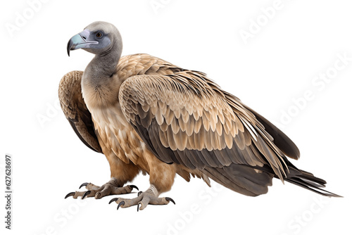 Isolated Vulture Transparent Background. Generative AI