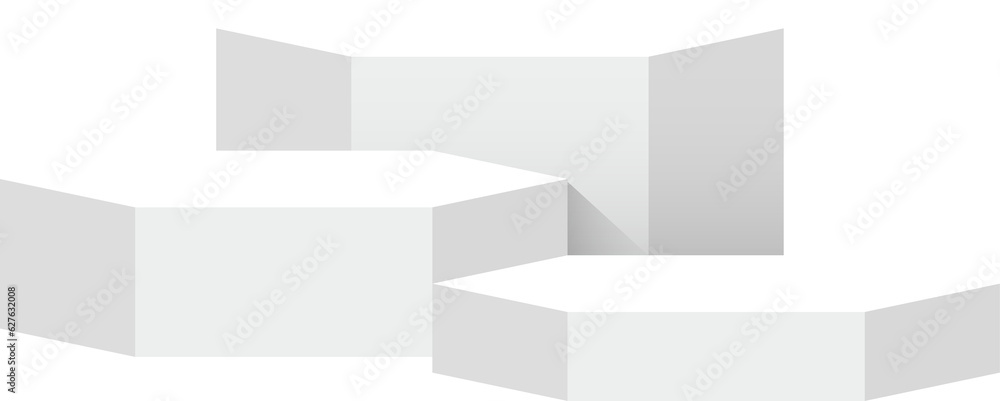 pedestal white stand 3 step, podium display product, podium show products pedestal white stand 3 step, podium display product, podium show products