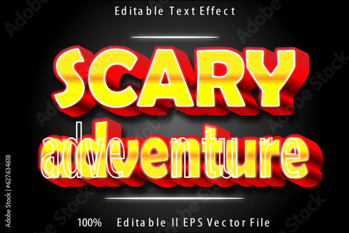 Scary Adventure Editable Text Effect