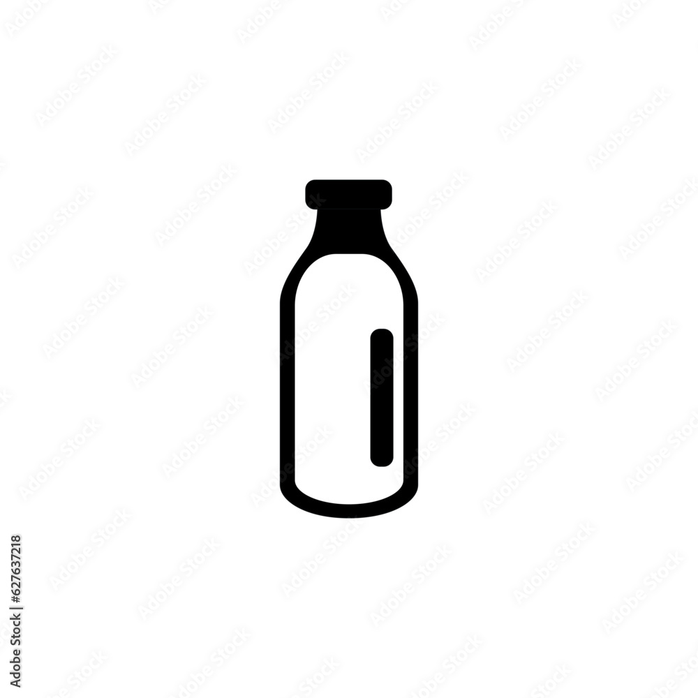 milk bottle vector