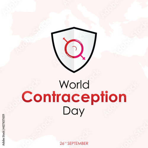 World Contraception Day banner or social media post template