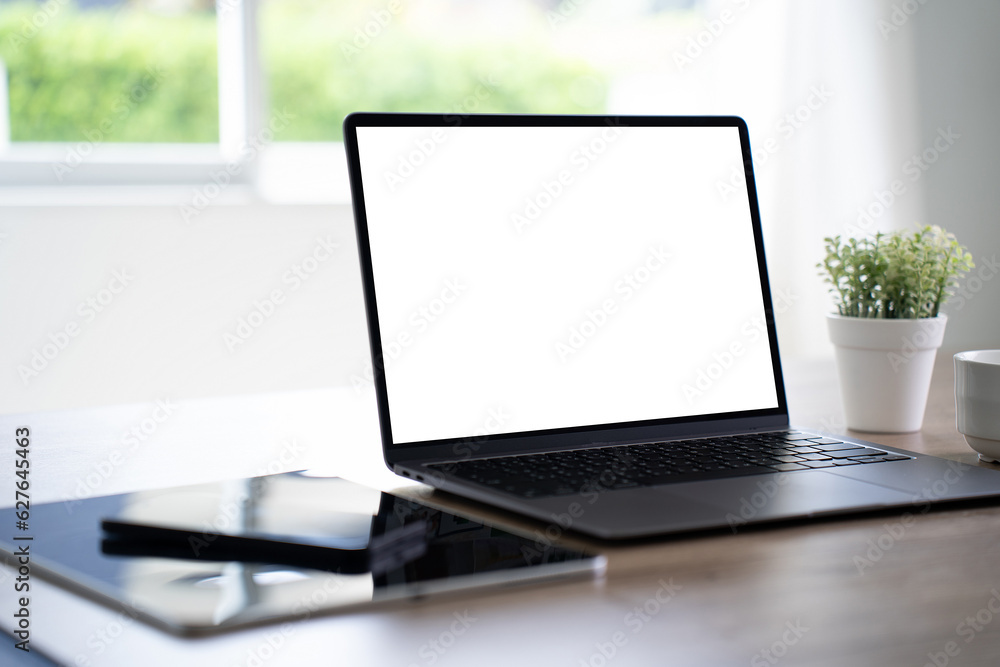 man working Businessman using a desktop computer of the blank screen copyspace man working Businessman using a desktop computer of the blank screen copyspace