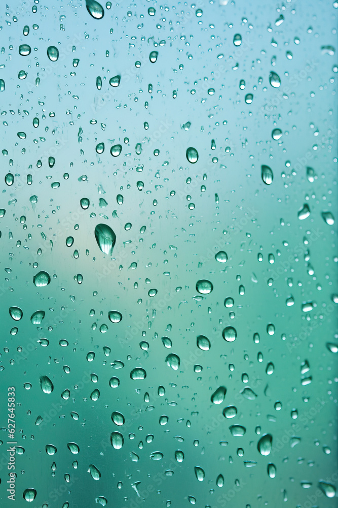 Raindrops on Window Created with GenAI