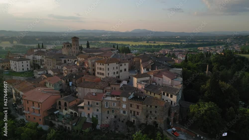 Deruta aerial view Perugia Umbria Italy Deruta aerial view Perugia Umbria Italy