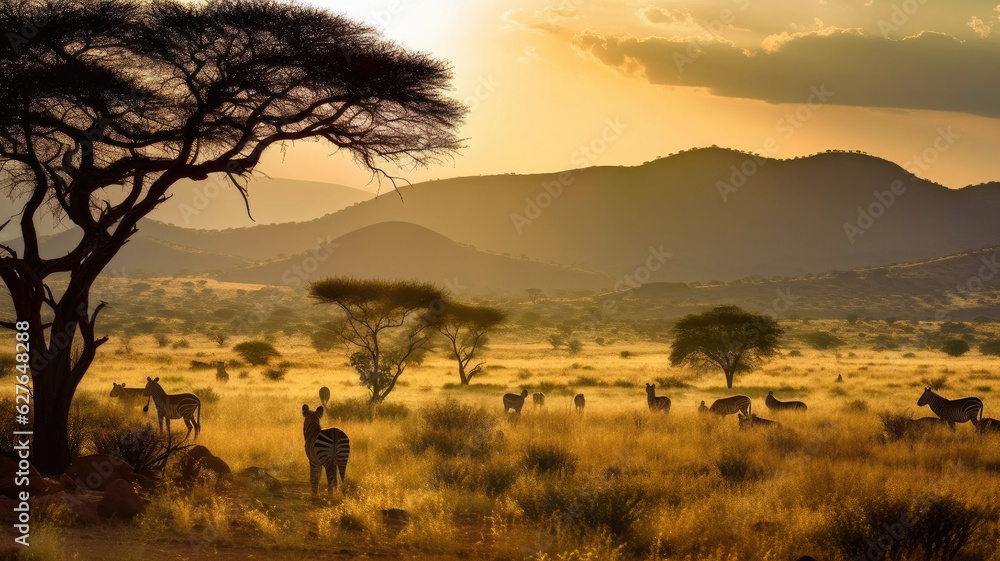 African Wildlife in Their Natural Habitat