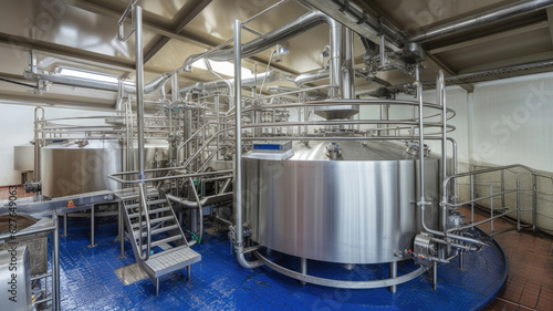 Streamlined Milk Producer Technology © Andrii 