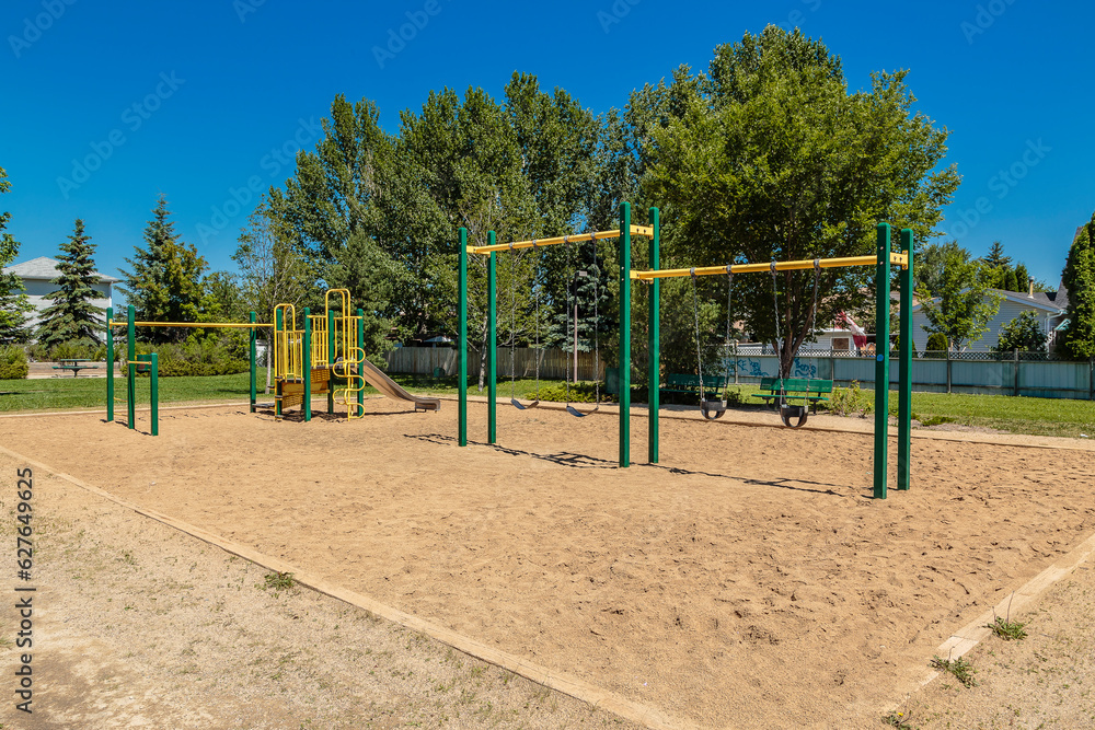 Claude Petit Park in the city of Saskatoon, Canada