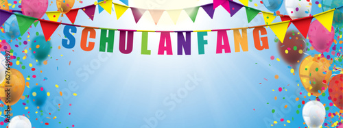 Schulanfang Banner