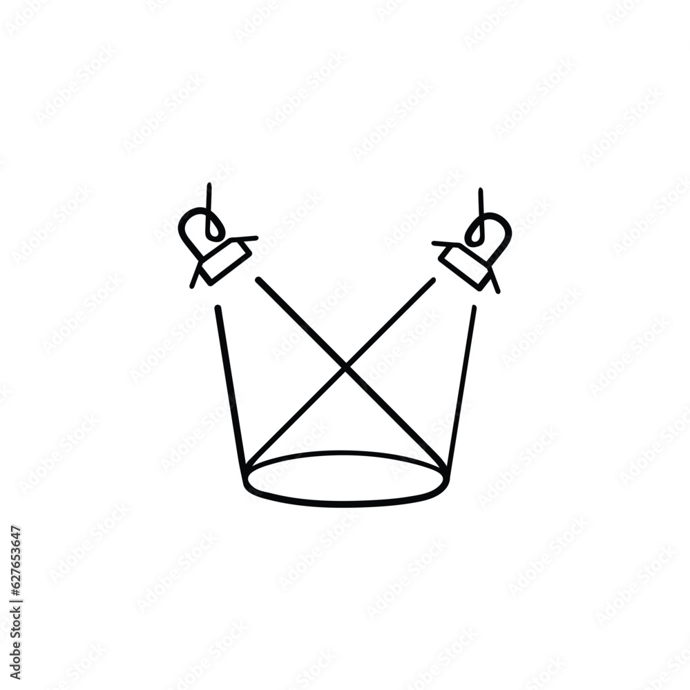 Spotlights Line Style Icon Design
Spotlights Line Style Icon Design