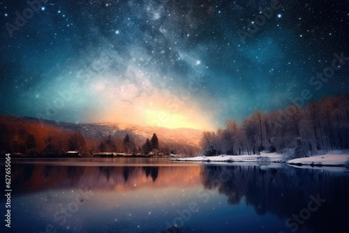 Dark Matter Skies Reflecting on a Frozen Lake