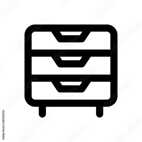 drawers line icon