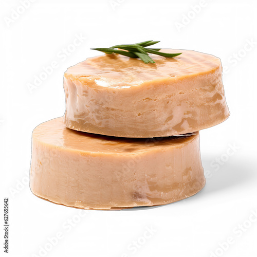Foie gras isolated on white background 
