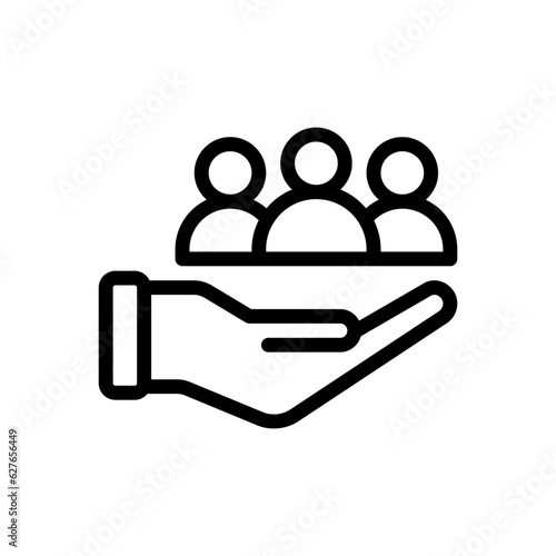 responsibility line icon