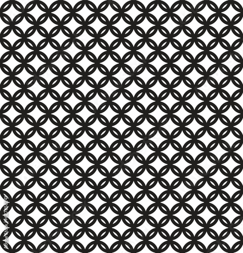 Seamless pattern. Modern stylish texture. Repeating geometric circle pattern. Simple graphic design.