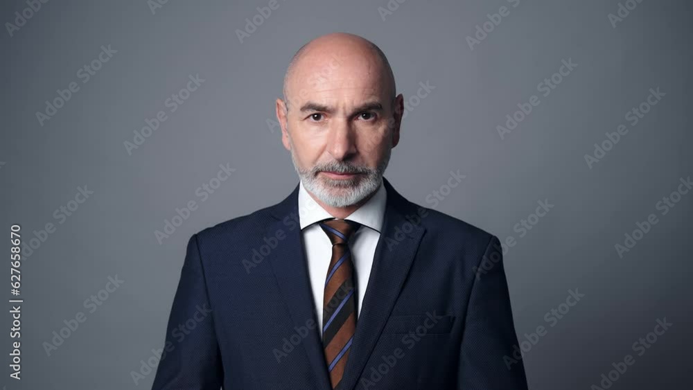 Surprised middle-aged white man in a suit. Facial expression. Surprised middle-aged white man in a suit. Facial expression.