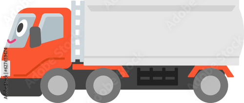 働く車・タンクローリー.