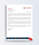 Security Service modern letterhead design template. creative modern letterhead design template for your project. Printable A4 size, Template.