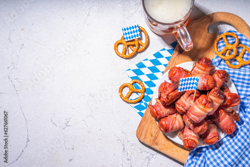 Fotografia Pigs in blanket for Oktoberfest party