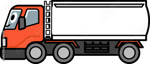 働く車・タンクローリー.