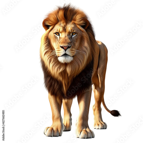 Lion on transparent background