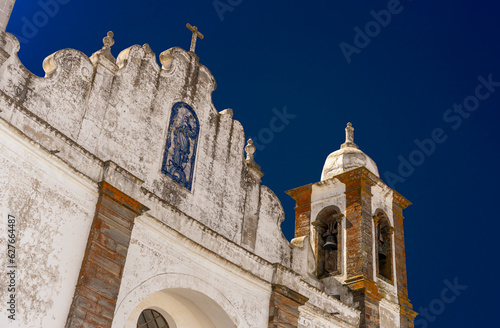 Obraz na płótnie Kościół Santa Maria da Lagoa w Monsaraz w Portugalii w salonie