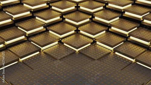 abstract digital background, 3d render, particles