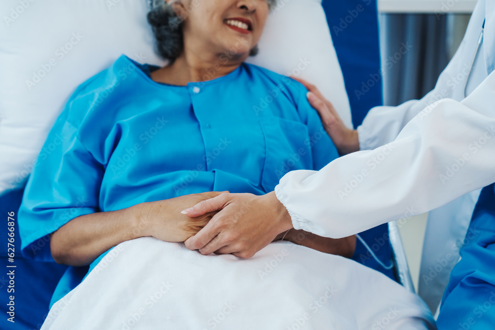 Female doctor examined patient health peace of mind. Basic procedure