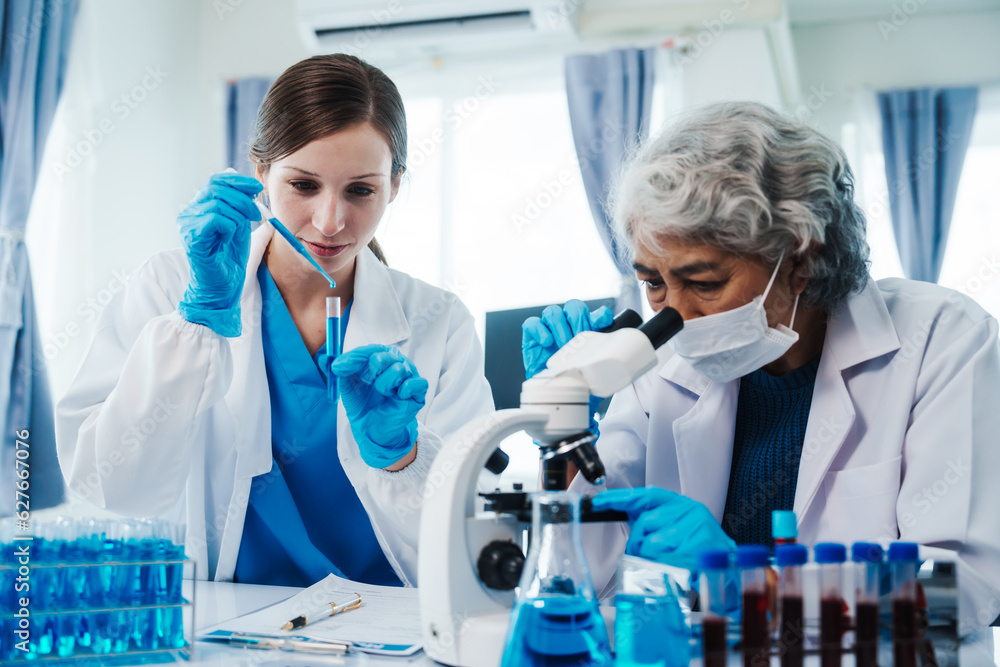 Health care researchers working in life science laboratory, Teaching in labs - Requiring students to record their laboratory methods and results as a running record of their laboratory work. Health care researchers working in life science laboratory, Teaching in labs - Requiring students to record their laboratory methods and results as a running record of their laboratory work.
