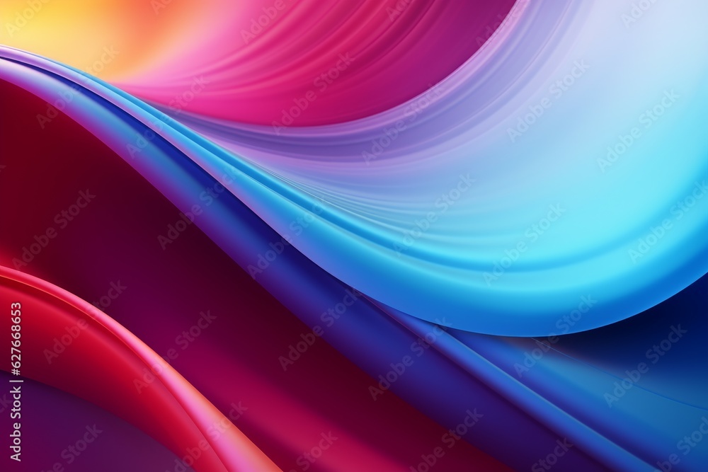 Abstract colorful wave creative. Generate Ai Abstract colorful wave creative. Generate Ai