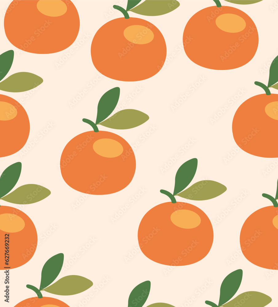 seamless pattern with oranges seamless pattern with oranges