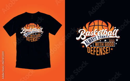 Unleash the Baller Spirit with our Basketball T-Shirt Design!
