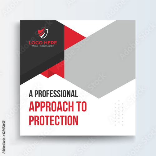 Security Service Social media post Design, Body Guard, cctv camera, Social media  Website security service, technology service design