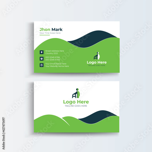 Senior Care Personal visiting card design, company visiting card design template senior care hospital,