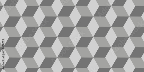 Abstract black and gray style minimal blank cubic. Geometric pattern illustration mosaic, square and triangle wallpaper. 