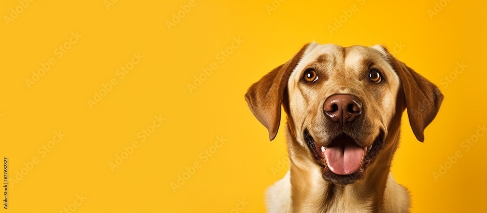 A beautiful view of dog. Generative AI. A beautiful view of dog. Generative AI.