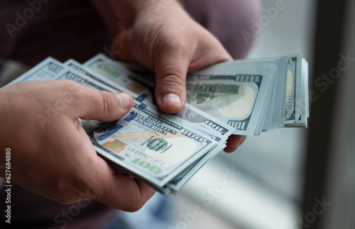 money in the hand dollars