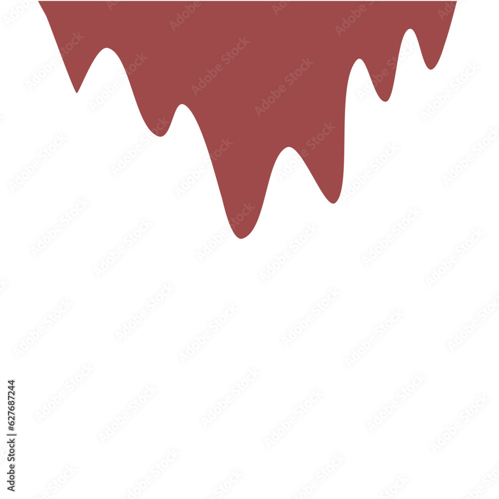 Naklejka premium Cave Stalactites Illustration 