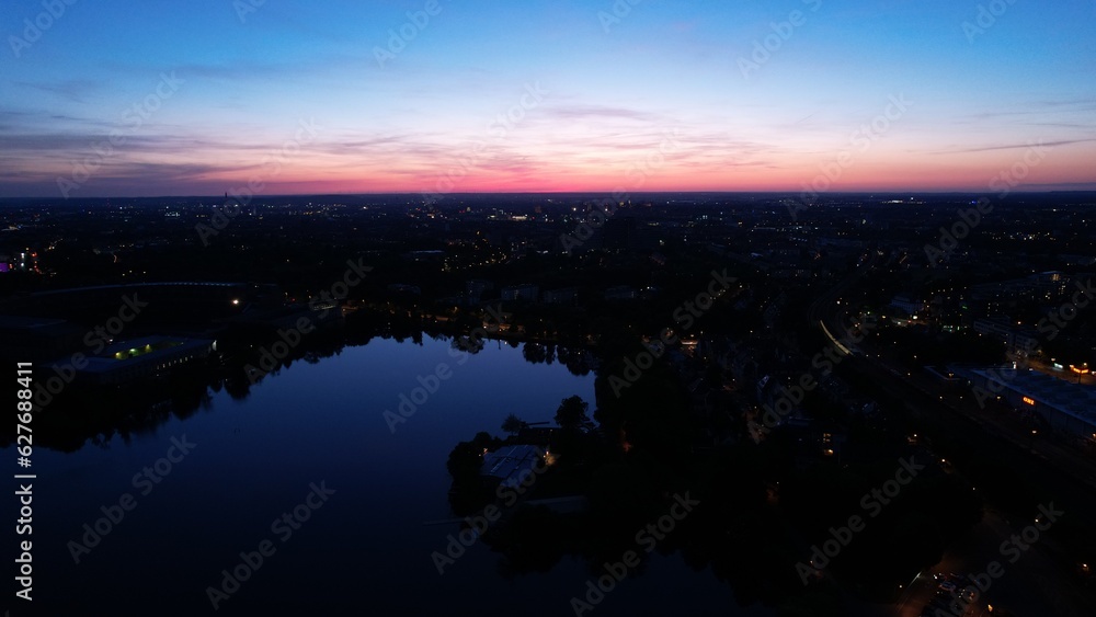 Sunset over nuremberg Sunset over nuremberg