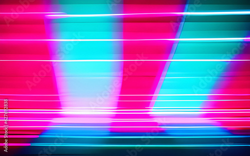 abstract colorful neon background. Generative AI
