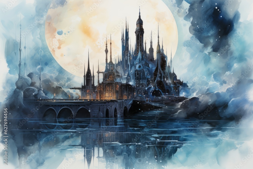 Futurist cityscape background art. Beautiful illustration picture. Generative AI Futurist cityscape background art. Beautiful illustration picture. Generative AI