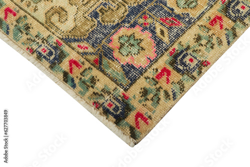Quadro su tela Textures and patterns in color from woven carpets