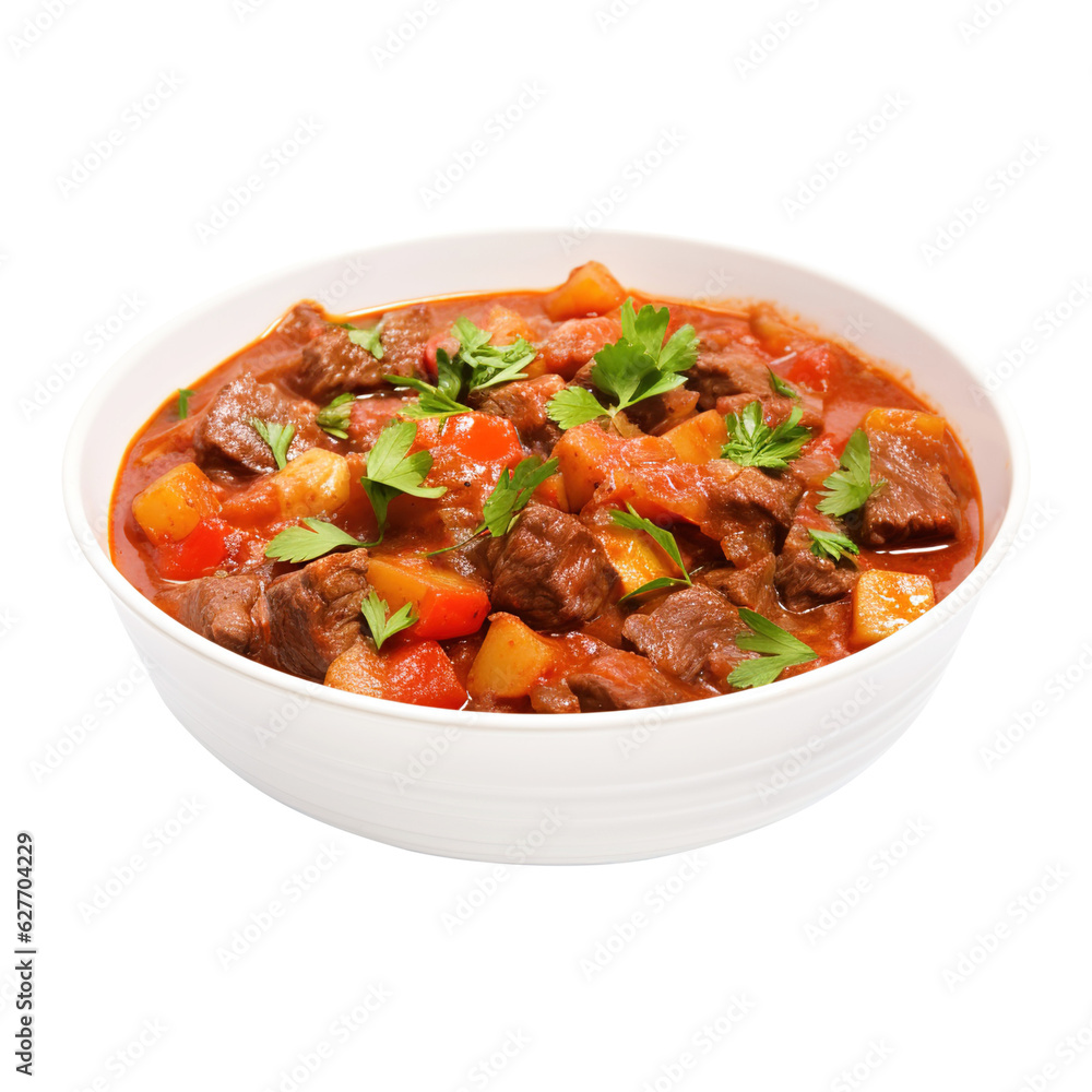 Goulash on transparent background Remove png created with Generative AI, Clipping Path Goulash on transparent background Remove png created with Generative AI, Clipping Path