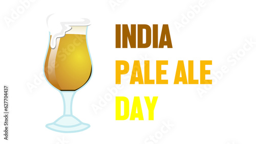 india pale ale day Vector illustration