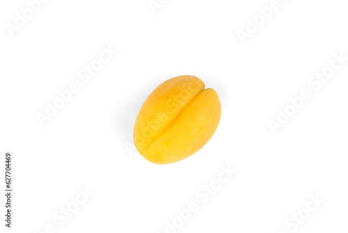 Apricot on a white background.