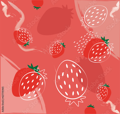 strawberry pattern