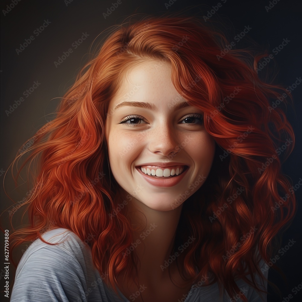 Fototapeta premium Portrait of a beautiful woman