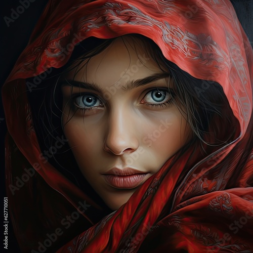 Portrait of a beautiful woman