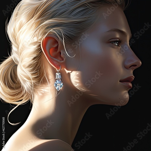 Portrait of a beautiful woman