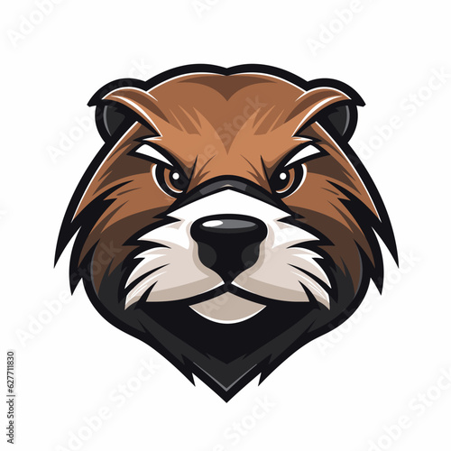 Esport vector logo beaver, beaver icon, beaver head, vector