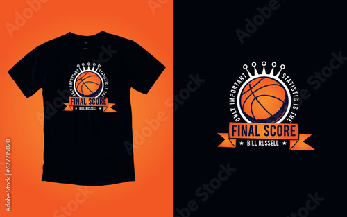 Unleash the Baller Spirit with our Basketball T-Shirt Design!